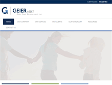 Tablet Screenshot of geierfinancial.com